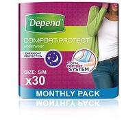 Depend Comfort Protect Incontinence Pants for Women, Small/Medium - 30 Pants