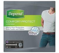 DEPEND Incontinence Pants Comfort Protect Male Large/X Large 54'S