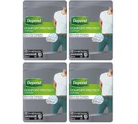 Depend Incontinence Pants Comfort Protect Male Large/X Large 9'S (Pack of 4)