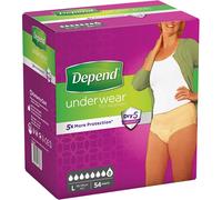 Depend Underwear Absorbent Absorption Super Size L Women - 54 Units