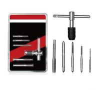 Dependable Metric Tap Set Constructed to Resist Chipping and Cracking When Working with Tough Alloys (6PCS)