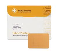 Dependaplast Advanced fabric plasters 7.5cm x 5cm - Hi Tech Lightweight, Water-Repellent, Flexible, Super-Sticky Adhesive - Box of 50