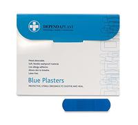 Reliance Medical Dependaplast Blue Food Area Plasters 7CMx2CM (BX-100)