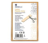 Dependaplast Traditional Fabric Dressing Strip - 7.5 x 1 cm - Pack of 10