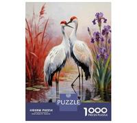 Dependent Red Crowned Crane Jigsaw Puzzles for Adults Kids Puzzles 1000 Piece Impossible Puzzle Home Decoration Gifts 38x26cm/1000pcs