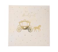 Depesche 0011694-045 Pop-Up Greetings Card for Wedding Folding Card with Music, Light Elements and an Original Saying, Birthday Card with Envelope, Format 15.5 x 15.5 cm