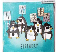 Depesche 0011694-047 Pop-Up Greetings Card for Birth Folding Card with Music, Light Elements and an Original Saying, Birthday Card with Envelope, Format 15.5 x 15.5 cm