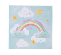 Depesche 0011694-049 Pop-Up Greetings Card for Christening Folding Card with Music, Light Elements and an Original Saying, Birthday Card with Envelope, Format 15.5 x 15.5 cm