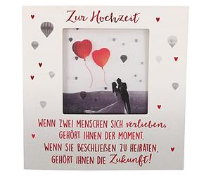 Depesche 11130-045 3D Folding Card with Music and Light, Wedding Card Approx. 15.5 x 15.5 cm, Wedding Card with Matching Envelope, Printed Inside and Outside