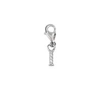 Depesche 11785-017 Charms Express Yourself Pendant for Necklaces and Bracelets, Letter I, Silver, as Small Gift, Multicolored