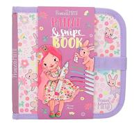 Depesche 12102 Princess Mimi Paint & Swipe Book with Wipe Clean Pages Includes 6 Fibre Pens