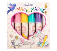 Depesche 12120 Princess Mimi-Magic Marker Set of 5 Felt Tip Pens and a Magic Pen for Colouring, Writing and Decorating