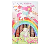 Depesche 12181 Princess Mimi Colouring Pencils, 5 Thick Colouring Pencils with Sharpener