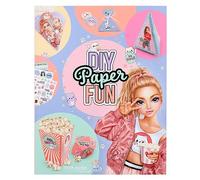 Depesche 12581 TOPModel Cutie Star DIY Paper Fun Creative Book Set with 32 Colourful Pages for Crafting and Designing Letters, Postcards etc. Includes 8 Sticker Sheets