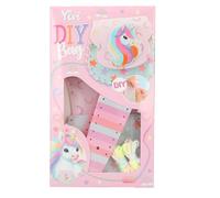 Depesche 12666 Ylvi DIY Bag Set for Making a Shoulder Bag, Craft Set with Felt Cuts, Threads and Instructions, Pink