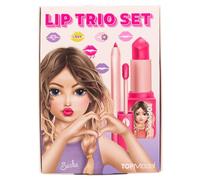 Depesche 12812 TOPModel Beauty and Me - Trio Design for Children, with Pencil, Lipstick in Pink Tones, Multicolour