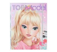 Depesche 12876 TOPModel Make Up Studio - Creative Folder for Creating Beautiful Makeup Looks, Includes Colouring Pad, Makeup Palette and 4 Brushes