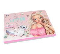 Depesche 12881 TOPModel Kitty and Doggy Hand Lettering Set in Dog and Cat Design, Including Writing Paper, Envelopes, Stickers, Stamp and Much More