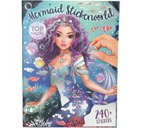 Depesche 13395 TOPModel Mermaid - Metallic Sticker Book with 26 Detailed Pages