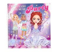 Depesche 13438 TOPModel Dress Me Up Sticker Book with 24 Illustrated Background Pages to Design Yourself with 11 Sticker Sheets, Multi-Colour