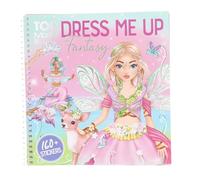 Depesche 13439 TOPModel Dress Me Up Fantasy Sticker Book with 24 Pre-Printed Pages to Design Yourself Includes 11 Sticker Sheets