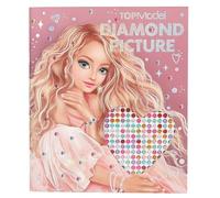 Depesche 13482 TOPModel Dress Me Up Sticker Book with 10 Pages Model Motifs for Decorating, Includes Glittering Gems for Sticking