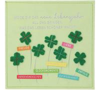 Depesche 13593.36 Folding Card Paper Love Birthday Greeting Card with Matching Saying and Colourful Designs, without Text Inside, Folding Card with Envelope