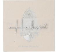 Depesche 13593.50 Folding Card Paper Love Wedding Greeting Card with Matching Saying and Colourful Designs, without Text Inside, Folding Card with Envelope