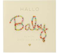 Depesche 13593.54 Folding Card Paper Love Greeting Card for a Birth, with Matching Saying and Colourful Designs, without Text Inside, Folding Card with Envelope