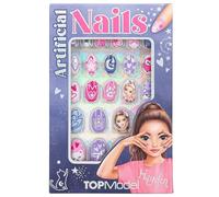 Depesche 13815 TOPModel Beauty and Me False Nails, Self-Adhesive, in Beautiful Designs, 24 False Nails in Various Sizes