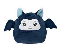 Depesche 13857 Ylvi Swoppies Cuddly Toy Bat in Dark Blue with Luminous Effect and Small Wings Approx. 30 cm Plush Toy