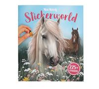 Depesche 13985 Miss Melody Stickerworld Sticker Book with 24 Background Pages for Sticking, Includes 3 Double Pages Clothing and Accessory Stickers