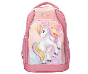 Depesche 14038 Ylvi Sugar Pop School Backpack in Pink with Unicorn Motif and Gli