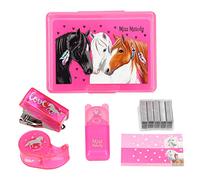 Depesche 5776 Mini Desk Set in Box with Horse Motif Miss Melody Assorted