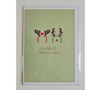 Depesche Folding Cards Love Christmas Greetings Folding Cards Love Christmas Greetings Merry Christmas Reindeer Headband