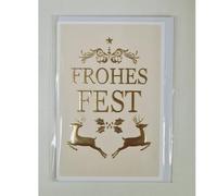 Depesche Folding Cards Love Christmas Greetings Small Folding Cards Love Christmas Greetings Small Happy Festival Deer