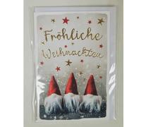 Depesche Folding Cards Love Christmas Greetings Small Folding Cards Love Christmas Greetings Small Merry Christmas Gnomes