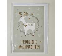 Depesche Folding Cards Love Christmas Greetings Small Folding Cards Love Christmas Greetings Small Merry Christmas White
