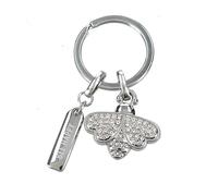 Depesche Glamour 0013720.06 Metal Key Ring Lucky Bee Keyring with Love Message Gift