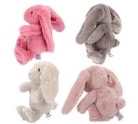 Depesche Princess Mimi Plush Rabbit, 20 cm, Cuddly Toy in Pink, Grey, Beige or D