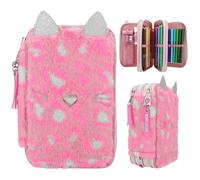 Depesche Top Model 3 Compartment Pencil Case Leo Wild