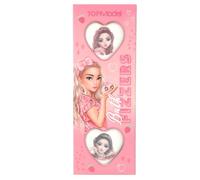 Depesche TOPModel 13504 Bath Bombs Beauty and Me 3 Bath Bombs in White and Pink Heart Shape and Strawberry Fragrance