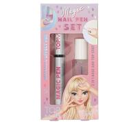 Depesche TOPModel 13498 Nail Polish Effect Pen Beauty and Me Nail Set with Nail Polish and Magic Nail Pen for Cool Metallic Looks