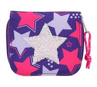 Depesche TOPModel 10675 Wallet with Star Sequins Approx. 10 x 11.5 x 3 cm