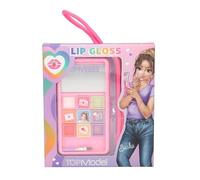 Depesche TOPModel 10842 Lip Gloss Set Beauty and Me Smartphone, with 9 Lip Glosses and Brush, Strawberry Fragrance