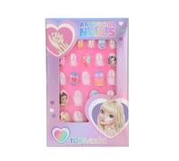 Depesche TOPModel 13145 Beauty and Me Aurora False Nails, Self-Adhesive, in Beautiful Designs, 24 False Nails in Various Sizes