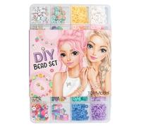 Depesche TOPModel 13182 DIY Beads Set, 20 Different Types of Beads, for Creative Design of Bracelets and Necklaces