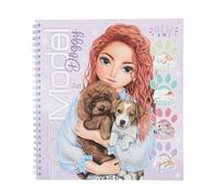 Depesche TOPModel 13218 Create Your Doggy Colouring Book with 40 Pages for Designing Dogs Motifs Includes 5 Sticker Sheets Multi-Coloured