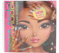 Depesche TOPModel 14000 Hand Designer Colouring Book with 46 Pre-Printed Pages