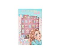 Depesche TOPModel Beauty and Me 12685 Self-Adhesive False Nails Patterns, 24 Artificial Flat Fingernails in Various Sizes